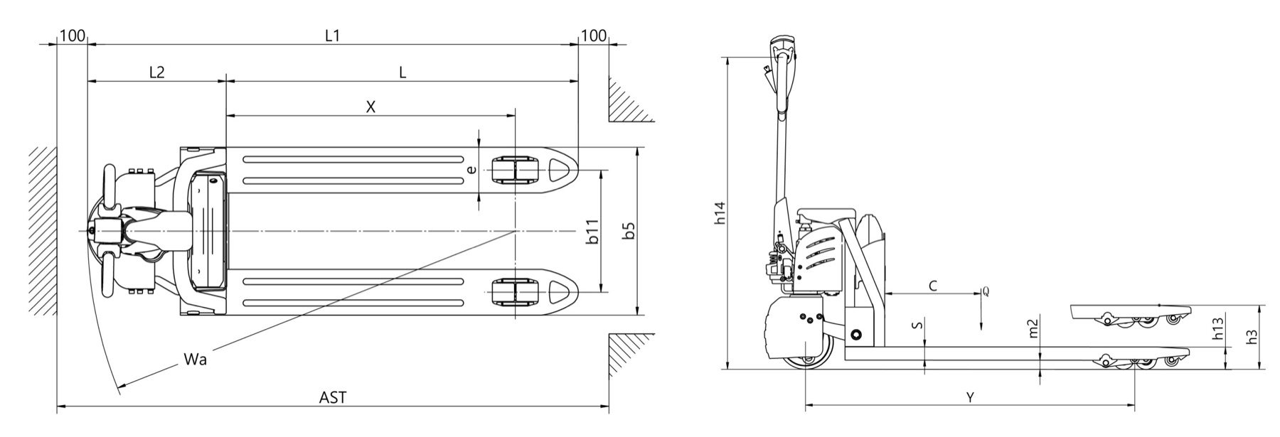 Plano de dimensiones SL15L3 SL18L3 SL20L3