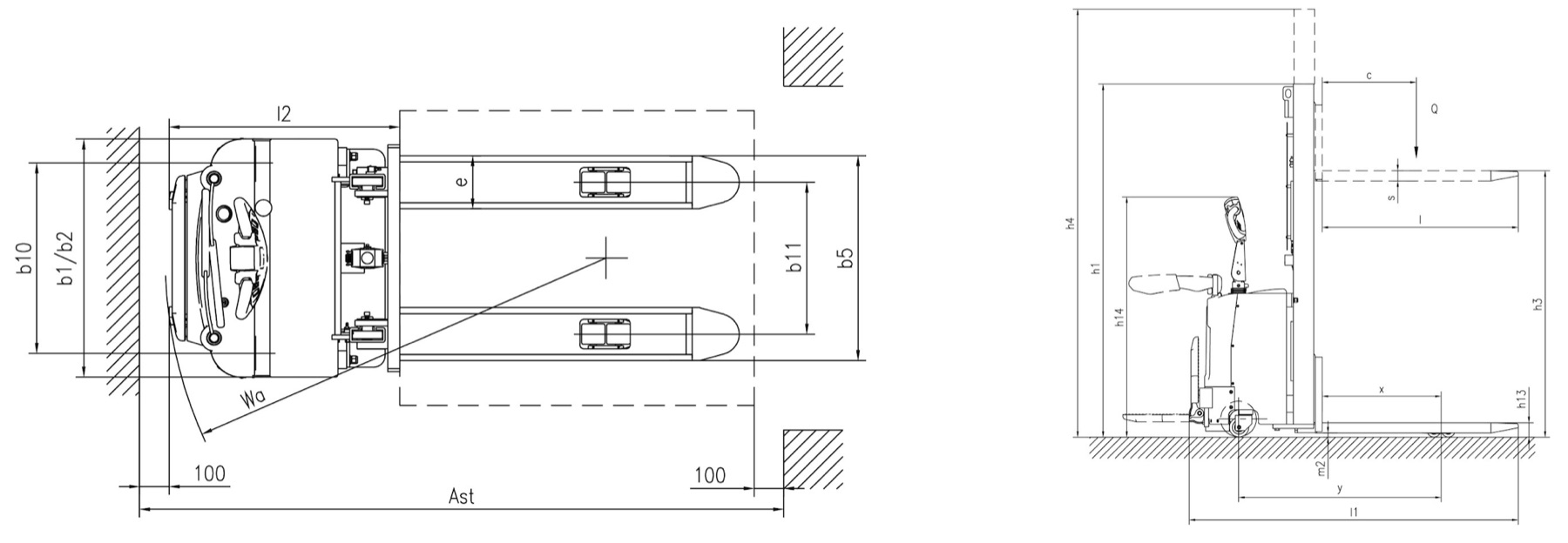 Plano de dimensiones CL10/CL15