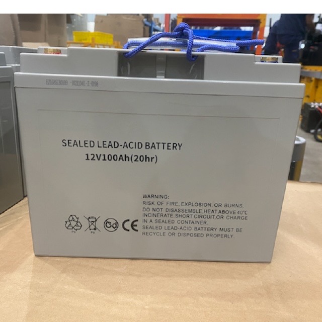 Lithium battery pack for an Accelift electric pallet truck
